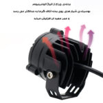 پروژکتور خودرو مدل دو نقطه ای کد 2C