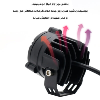 پروژکتور خودرو مدل دو نقطه ای کد 2C