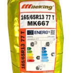 لاستیک خودرو مایل کینگ مدل MK سایز 13 / 65 / 165 میلی‌متر تولید سال 2024 - 2 حلقه