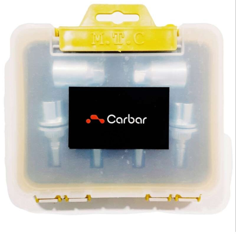قفل رینگ خودرو ضد سرقت واشردار کاربار مدل CarBar_066 مناسب برای پژو پارس بسته 4 عددی