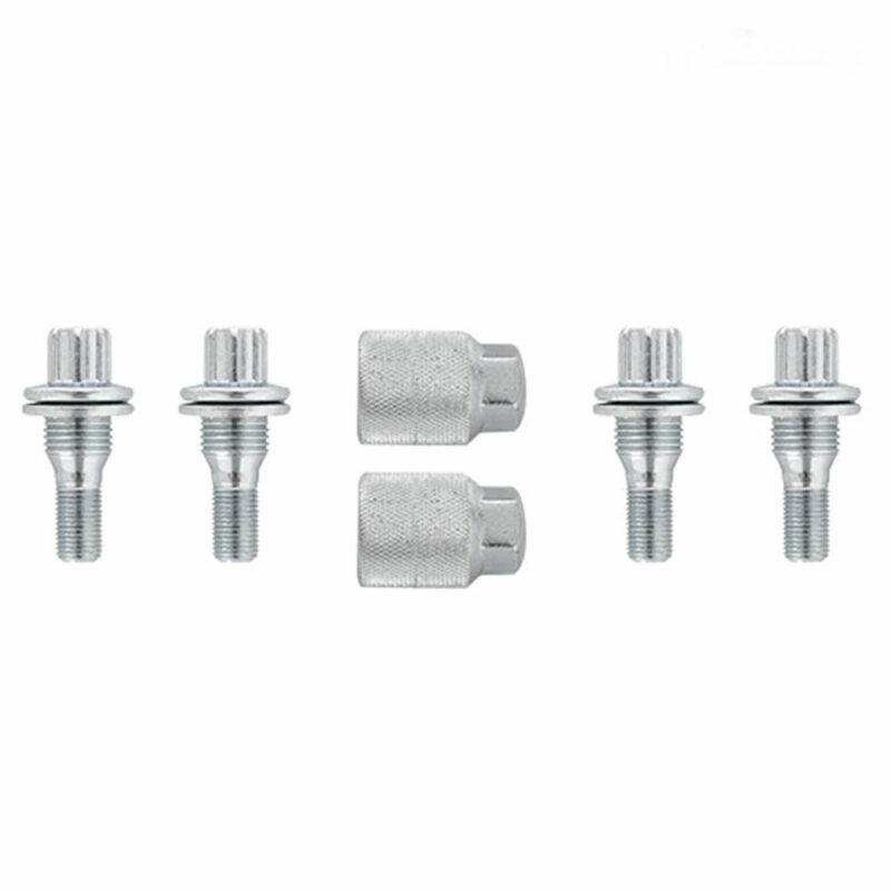 پیچ چرخ و رینگ ضد سرقت خودرو چیکال مدل M-58 مناسب برای سمند سورن پلاس مجموعه 6 عددی